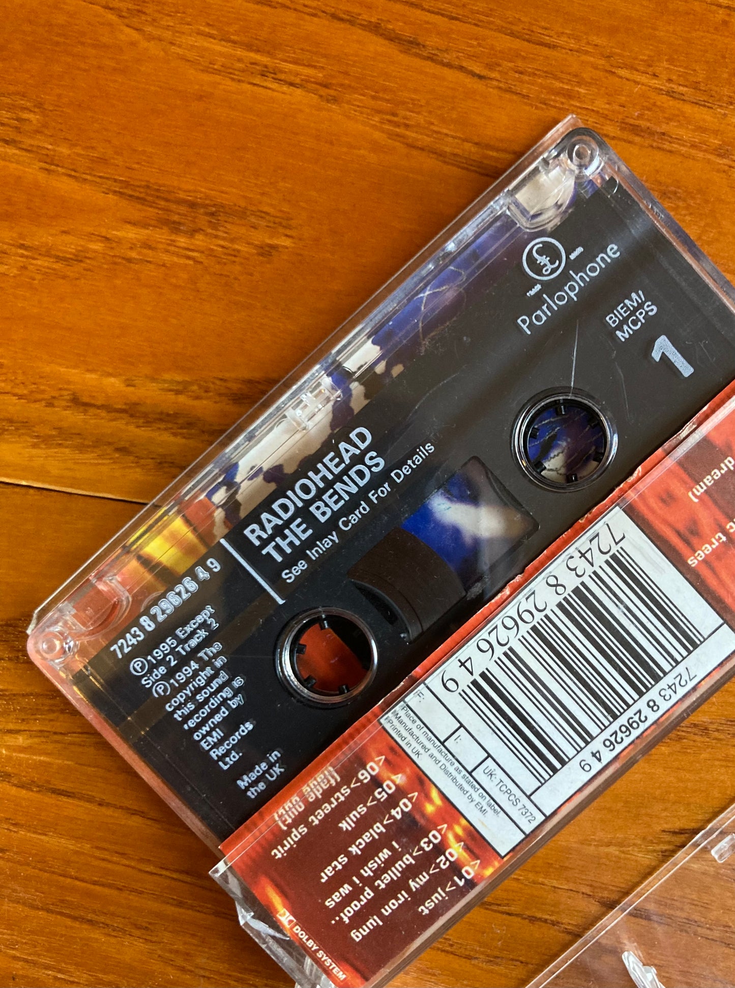 Radiohead - The Bends Cassette